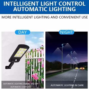 Lámpara solar para exteriores con 3 modos de luz Sensor de movimiento impermeable Iluminación de seguridad solar para jardín Patio Camino Patio - Product Image 2