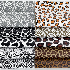 Stampa <span class=keywords><strong>pelle</strong></span> animale con stampa <span class=keywords><strong>di</strong></span> <span class=keywords><strong>pelle</strong></span> sintetica in finta <span class=keywords><strong>pelle</strong></span> <span class=keywords><strong>di</strong></span> <span class=keywords><strong>leopardo</strong></span>/tigre tessuto sintetico in vinile artificiale per decorare - Product Image 5