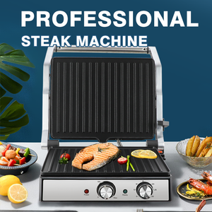 DSP Trending, gril électrique intelligent avec contrôle de la température de qualité professionnelle, poêle à griller antiadhésive de taille familiale de 2000W pour steak, hamburgers, paninis - Product Image 3