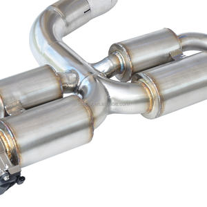 Adecuado para <span class=keywords><strong>Audi</strong></span> RS3 2.5T2017-2023 Válvula Sport 3,5 pulgadas Escape trasero de gato de gran diámetro - Product Image 5