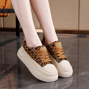 Premium <b>leopard</b> print platform <b>shoes</b> for <b>women</b>, 2026 spring new style, thick sole, <b>women's</b> casual <b>shoes</b> - Product Image 5