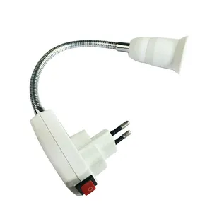 Stopcontact Met Schakelaar Industriële Switched Socket, Lamphouder Plug Adapter Met Schakelaar E27 Wandlamp Houder