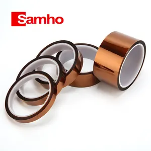 Samho Custom Size 6 In X 36 Yd Tape 3D Printer Surface Soldering Insulation Bonding Heat Resistant Tape Polyimide Film