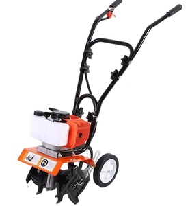 Power <b>Cultivators</b> Gasoline 2 Stroke 52cc Engine Energy Saving Multi-Function Micro Tiller Machine - Product Image 2
