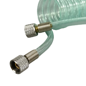 Manguera en espiral para aerógrafo, 3 metros, 8 mm, color verde claro, para pistola pulverizadora, accesorios para pulverizador de pintura - Product Image 3