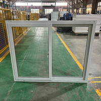 Ventana Corredera Doble de PVC Estilo Europeo Serie 80 de ANHUI WEIKA con Vidrio Templado, Tamaños Personalizados