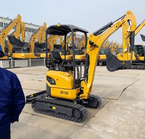 Mini-pelleuse sur chenilles XE15U, poids opérationnel 1,8 tonne, 9,8 kW, capacité de la benne 0,04 m³, avec pièces de rechange à vendre - Product Image 3