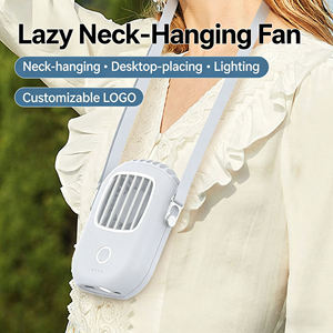 Ventilador de cuello recargable mini, portátil, sin aspas, personalizado, para uso en exteriores. - Product Image 4