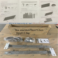 Supports de fixation murale pour panneaux solaires, système de balcon solaire en aluminium Al6005-T5 argenté, inclinables de 25 à 45 degrés, garantie 10 ans, TUV CE