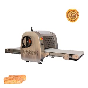 Máquina compacta para masa de hojaldre para hacer pastilla <span class=keywords><strong>marroquí</strong></span> y pastel de pollo de almendras Mini rodillo de laminación - Product Image 3