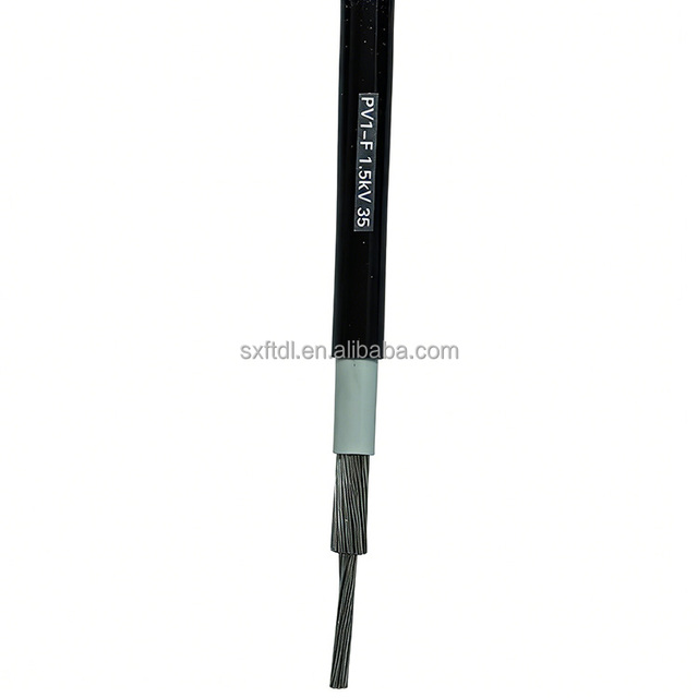 Red Black Awg 12 Pv1-f 1x4.0 4.0 mm 1x4mm2 Dc Solar Panel Cable