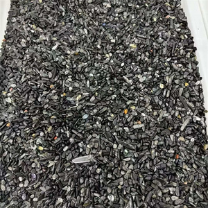 Vente en gros de cristaux rares de 3 à 5 mm, graviers, pierres de guérison, en vrac, cristaux <span class=keywords><strong>d</strong></span>'hyperstène <span class=keywords><strong>argent</strong></span>é naturel, copeaux de cristal à vendre - Product Image 2