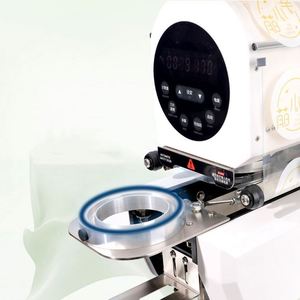 Automatic Desktop Sealing Machine for Plastic Paper <b>Bubble</b> Tea Cups Film Foil Can Packaging for Bag Sealing - Product Image 5