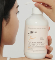 JMELLA en France Lait Corporel Citron Vert & Basilic 500ml Fabriqué en Corée Vente Chaude en Gros pour Hôtels Spas Articles de Voyage