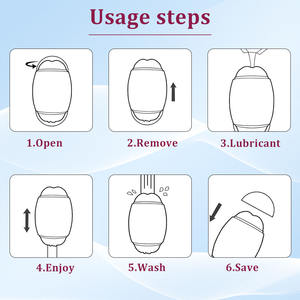 TT FOREST TPE Vibratore Manuale a Forma di Aeroplano con Doppia Testa per Massaggio Penetrante, Strumento per Allenamento <span class=keywords><strong>e</strong></span> Masturbazione Maschile - Product Image 6