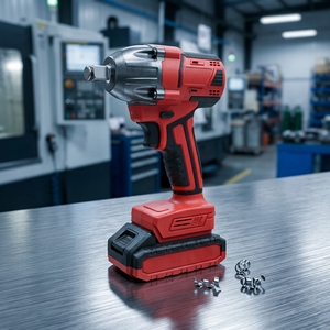 Llave de impacto inalámbrica sin escobillas de 500N.m, <span class=keywords><strong>pistola</strong></span> de impacto eléctrica de litio con accionamiento de 1/2 pulgada, llave de alto torque <span class=keywords><strong>para</strong></span> reparación de neumáticos de automóvil. - Product Image 4