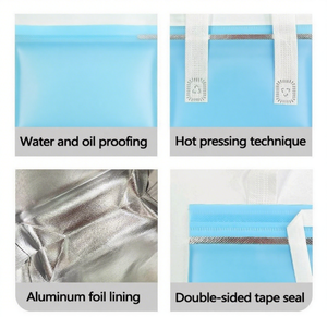 Bolsa Térmica Desechable para Almuerzo, Bolsa Aislante para Llevar, Venta al por Mayor de Fábrica, Bolsa de Aislamiento de Alimentos de Aluminio No Tejido de la Mejor Calidad - Product Image 3