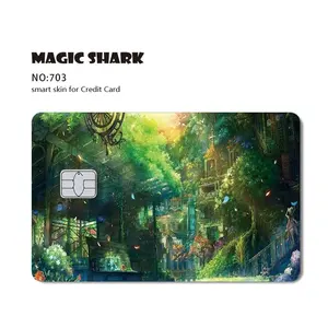 किंगरियल होलसेल रिमूवेबल वाटरप्रूफ DIY कस्टम मिश्रित प्यारा एनीमे एटीएम कार्ड स्किन स्टिकर - Product Image 3