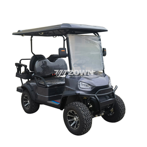 Carrito de golf eléctrico personalizado de 6 plazas, 48V/72V, para hoteles y zonas turísticas. - Product Image 3