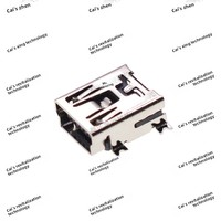 Conector Hembra ZX MINI de 5 Pines, Base para Cable de Carga y Datos, Conector V3 Hembra