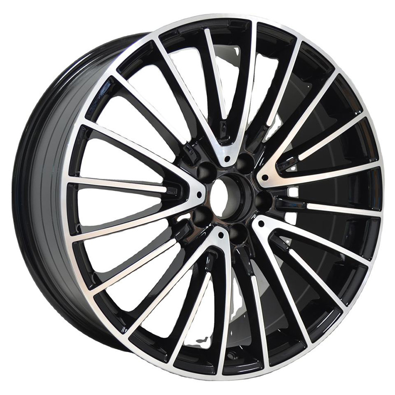 Bánh Xe Hợp Kim Ô Tô Vành Bánh Xe Đúc Sang Trọng Nhiều Nan Hoa Màu Đen 20/21 Inch 5X112 Cho Benz Mercedes