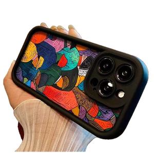 Sfondo europeo americano per <span class=keywords><strong>iPhone</strong></span> 16Pro Case 15 personalità pittura a olio modello 14 Promax TPU telefono cinturino per <span class=keywords><strong>iPhone</strong></span> 13 - Product Image 3