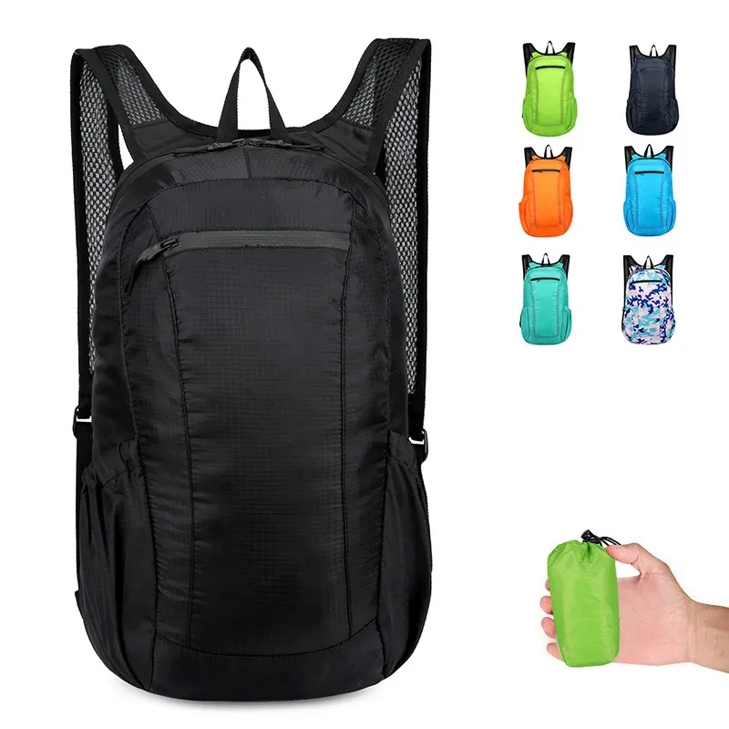 Lightweight Packable Hiking Daypack Outdoor Men Women Travel Foldable Backpack