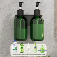 Distributeur de savon mural antivol YOTO en acier inoxydable 304 pour salle de bain, gel douche et distributeur de savon liquide