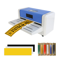 Imprimante de plaques d'immatriculation à transfert thermique haute vitesse, ruban numérique pour logo, feuille réfléchissante, machine d'impression de plaques d'immatriculation de voiture