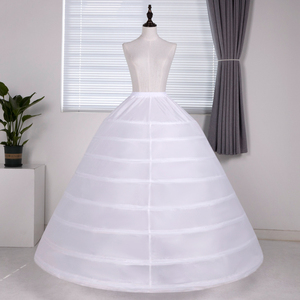 <span class=keywords><strong>Jupon</strong></span> élégant à 6/8 cerceaux, longueur au sol, crinoline, sous-<span class=keywords><strong>jupon</strong></span> pour mariages, demoiselles <span class=keywords><strong>d</strong></span>'<span class=keywords><strong>honneur</strong></span>, soirées, bals, robes de bal - Product Image 3