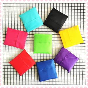 Bolsa <span class=keywords><strong>de</strong></span> Compras Plegable <span class=keywords><strong>de</strong></span> <span class=keywords><strong>Tela</strong></span> Oxford Gruesa <span class=keywords><strong>de</strong></span> Color Sólido con Logotipo Personalizado, Bolsa <span class=keywords><strong>de</strong></span> Supermercado Ecológica Plegable con Bolsillo - Product Image 3