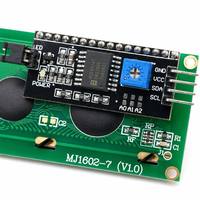 LCD1602 I2C Modul LCD 16x2 Tampilan Karakter Layar Biru Kode Putih Lampu Hitam 5V Papan Monitor