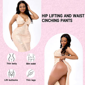 실리콘 반바지 오픈 가랑이 팬티 범벅 바디 쉐이프웨어 Bbl 큰 실리콘 엉덩이 기중 장치 거짓 엉덩이 엉덩이 패딩 바지 - Product Image 5