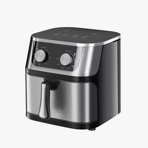 Friteuse à air électrique <span class=keywords><strong>sans</strong></span> <span class=keywords><strong>huile</strong></span> en acier inoxydable de haute qualité, avec double commande par bouton, pour une <span class=keywords><strong>cuisson</strong></span> saine à la maison - Product Image 4