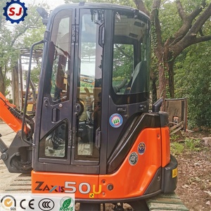 Excavadora de cadenas usada Hitachi ZX50U ZX55U-5A de 5 toneladas, original de Japón, con motor potente y sistema hidráulico para miniexcavadora. - Product Image 2