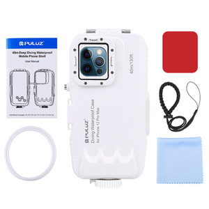 PULUZ Custodia Impermeabile per Immersioni 40m/130ft per <span class=keywords><strong>Foto</strong></span> e Video Subacquei per <span class=keywords><strong>iPhone</strong></span> 12 Pro Max / 12 / 12 Pro / 12 mini - Product Image 4