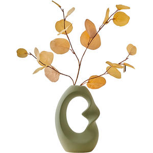 Home Hotel soggiorno Lounge elegante ornamento artigianato da tavolo vasi di fiori moderni astratti in ceramica <span class=keywords><strong>Set</strong></span> di vasi - Product Image 5