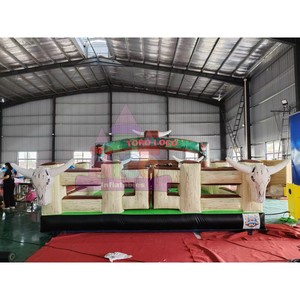 Juego Inflable de Toreo de PVC Comercial para Alquiler, <span class=keywords><strong>Casa</strong></span> Inflable Personalizada para Alquiler en Patios Traseros - Product Image 4