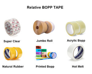 요인 공급 압력 민감성 접착 투명 보프 포장 테이프 Opp 포장 씰링 테이프 48mm 100m - Product Image 4