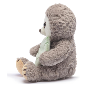 Exquisito dulce expresión Facial suave peludo lindo sentado perezoso juguete con hoja verde regalos para niños niñas perezoso gigante felpa - Product Image 2