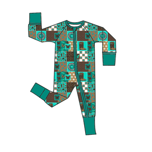 Mono de Bambú para Bebé, Pijama para Bebé, Traje de Dormir para Bebé, Body para Niños Pequeños, Mono con Doble Cremallera - Product Image 6