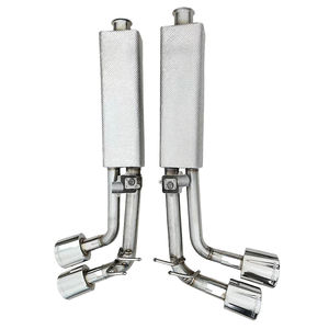 Système d'échappement universel pour Mercedes-Benz Classe G W464 W463A, en acier inoxydable, embouts de silencieux, épaisseur 1,5 mm, finition lisse - Product Image 4