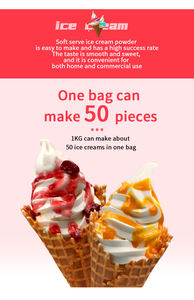 中国卸売バルクアイスクリーム混合粉末食品安定剤乾燥乳フレーバーアイスクリームパウダー - Product Image 5