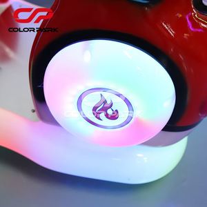 Manège pour enfants à monnayeur, type voiture à bascule, équipement de jeu vidéo d'arcade coloré pour parcs - Product Image 3