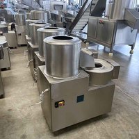 DY Nieuwe Semi-automatische Schil- en Snijmachine voor Aardappelchips, 100-200kg/uur, Hoge Productiviteit voor Fruit & Groenten