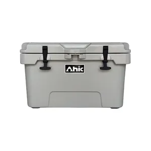 Custom Outdoor Cooler box Chilli bin For Fishing Camping Hiking 35L Rotomolded Ice Chest Storage Hard Cooler Box