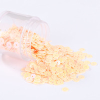 Paillettes rondes en PVC transparent mat irisé de 2 à 6 mm, 20 g, en vrac, pour accessoires de bricolage faits à la main – Vente en gros