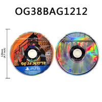 En Stock CD cercle Mylar sacs avec boîte 3.5g forme Unique Mini pochette découpée holographique DVD Mylar sac