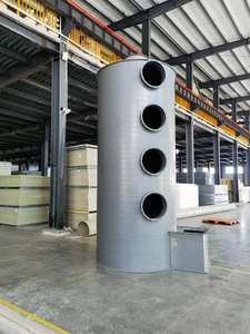 Produksi aliran tinggi membersihkan penggosok basah penyerap <span class=keywords><strong>Fgd</strong></span> menara semprot penyikat bau menara padding dikemas penggosok basah - Product Image 6