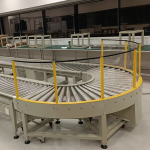 Ligne verticale de convoyeur de rouleau de courbe d'acier inoxydable convoyeur de transport d'emballage alimentaire - Product Image 6